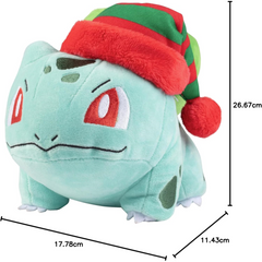 Pokemon Bulbasaur With Striped Hat 8-Inch Plush Soft Toy