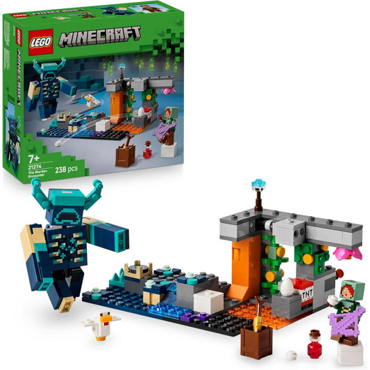 Lego Minecraft 21274 The Warden Encounter Deep Dark Biome Playset