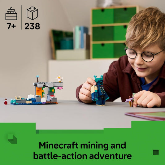 Lego Minecraft 21274 The Warden Encounter Deep Dark Biome Playset