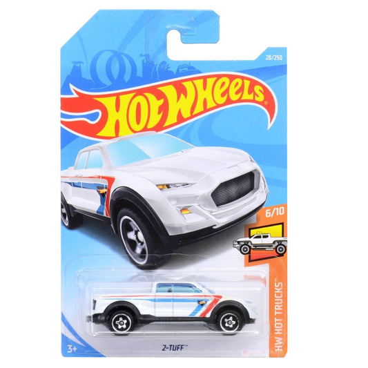 Hot Wheels Die-Cast Vehicle 2-Tuff White