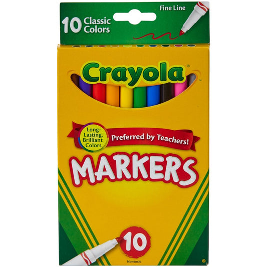 Crayola 10 fine Line Markers