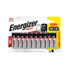 Energizer MAX Alkaline AA Batteries Pack of 16