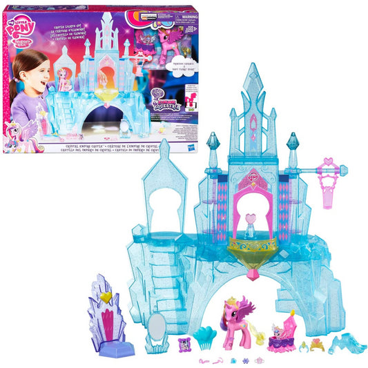 My Little Pony Crystal Empire Castle Explore Equestria Light Up Playset