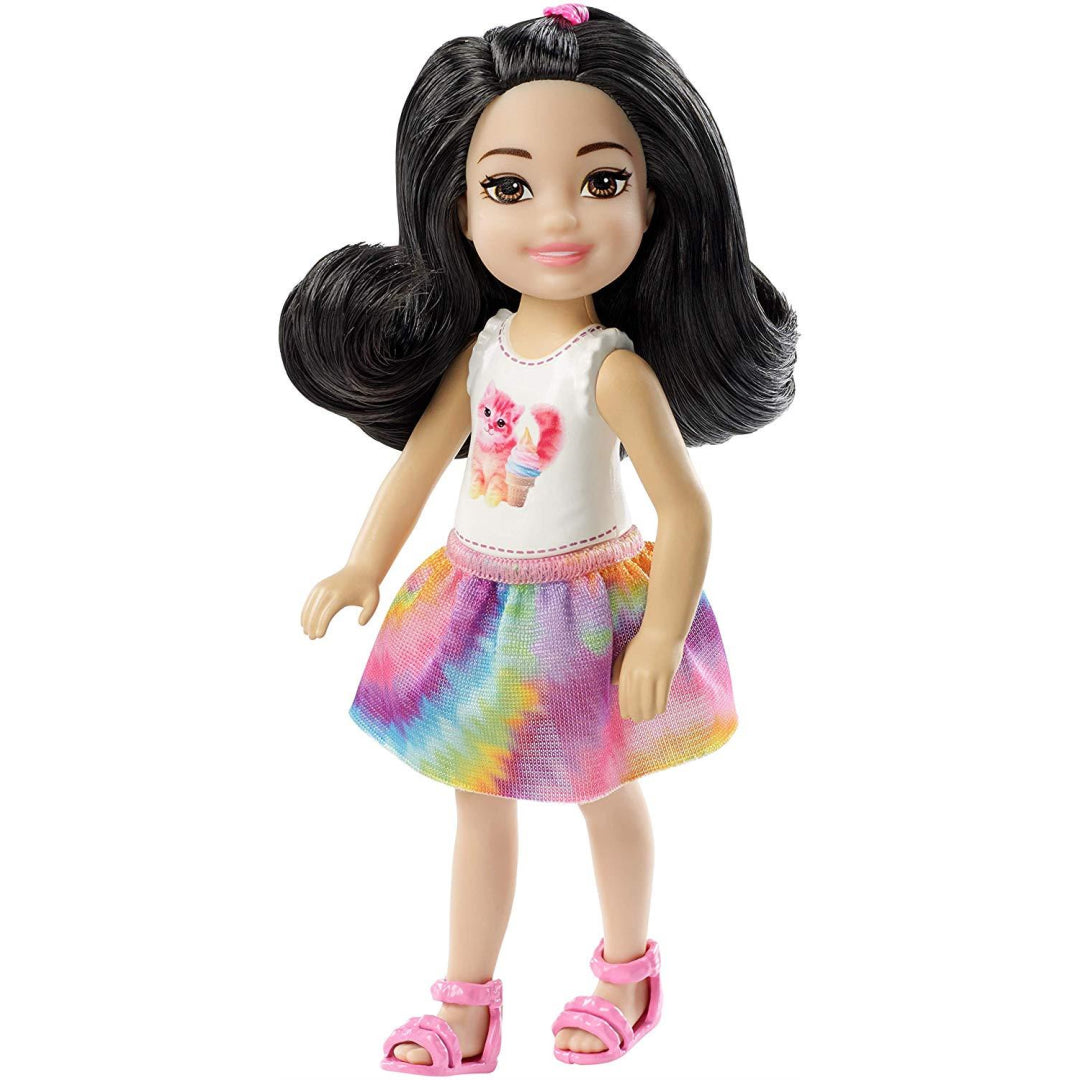 Barbie Club Chelsea Doll Brunette with Kitty Top FXG77 - Maqio