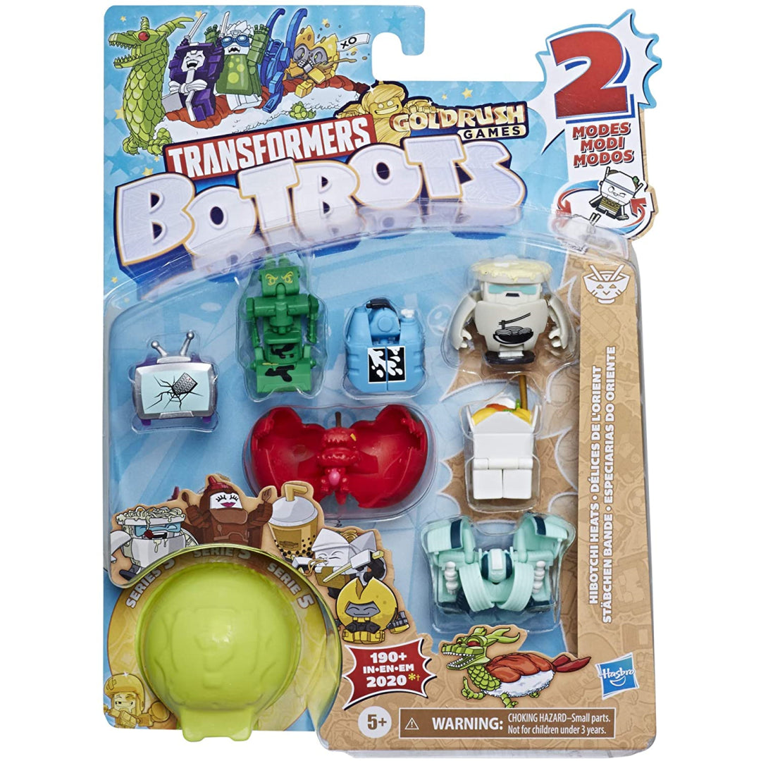 Transformers Botbots Series 5 Hibotchi Heats & Frequent Flyers 8-packs complete bundle