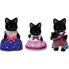 Sylvanian Families New Figures - Midnight Cat Family