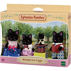 Sylvanian Families New Figures - Midnight Cat Family
