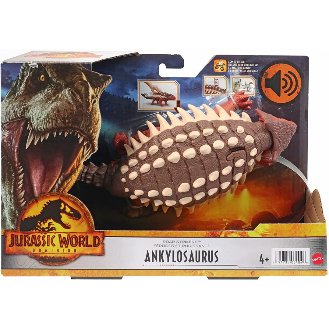 Jurassic World Dominion Road Strikers Action Figure Ankylosaurus