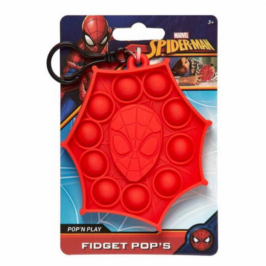 Marvel Avengers Spiderman Web Red Fidget Pops Sensory Toy - Maqio