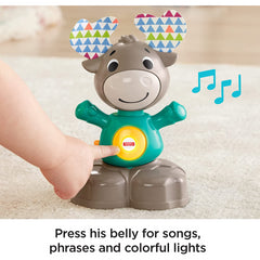 Fisher-Price Linkimals Interactive Baby Toy Lights & Sounds Musical Moose