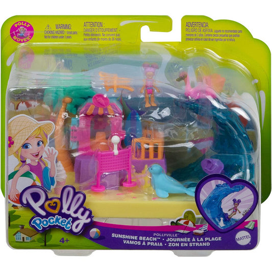 Polly Pocket Sunshine Beach Pollyville Play Set - Maqio