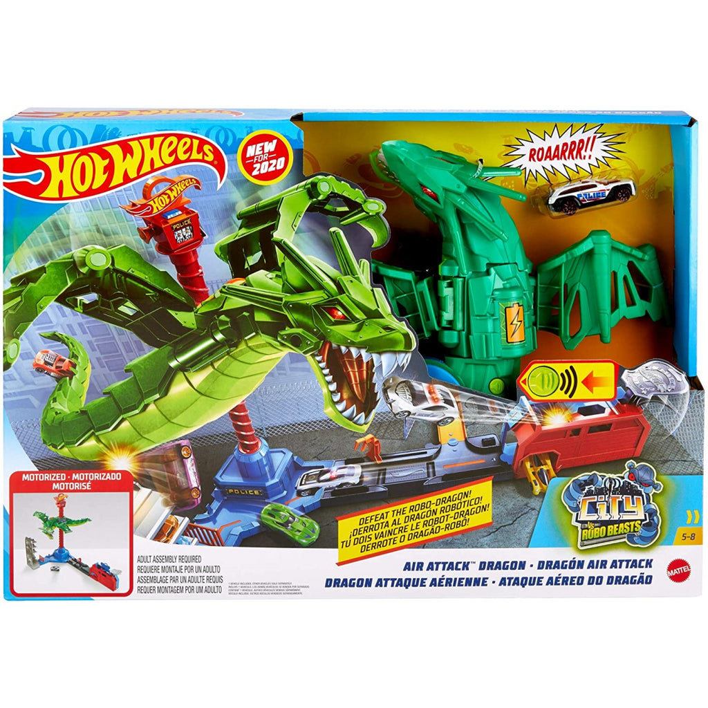 Hot Wheels Air Attack Dragon Play Set - Maqio