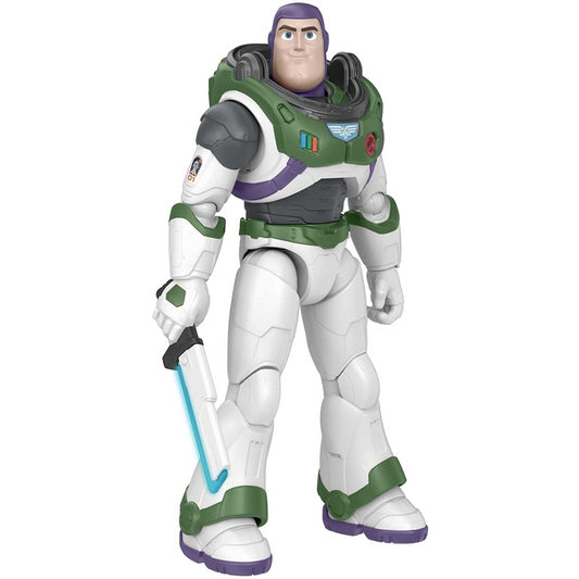 Disney Pixar Lightyear 12-inch Laser Blade Buzz Lightyear with Lights, Motion and Sounds