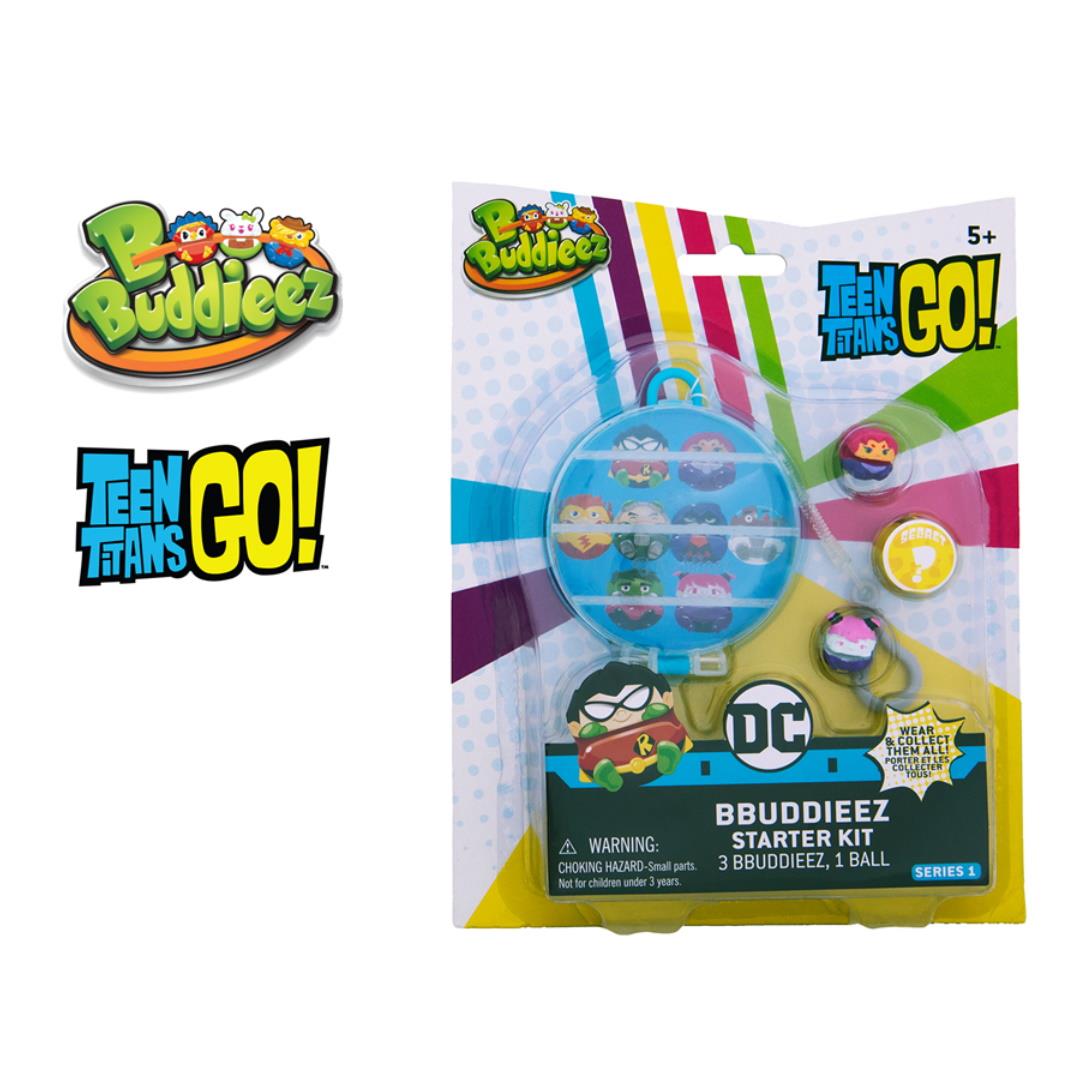 Bbuddieez Teen Titans Storage Ball With 3 Buddieez (Random Assorted) - Maqio