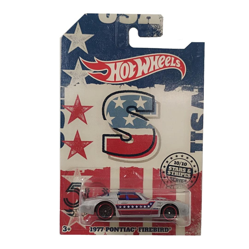 Hot Wheels Stars & Stripes Set of 10 Vehicles - 50th Anniversary - Maqio