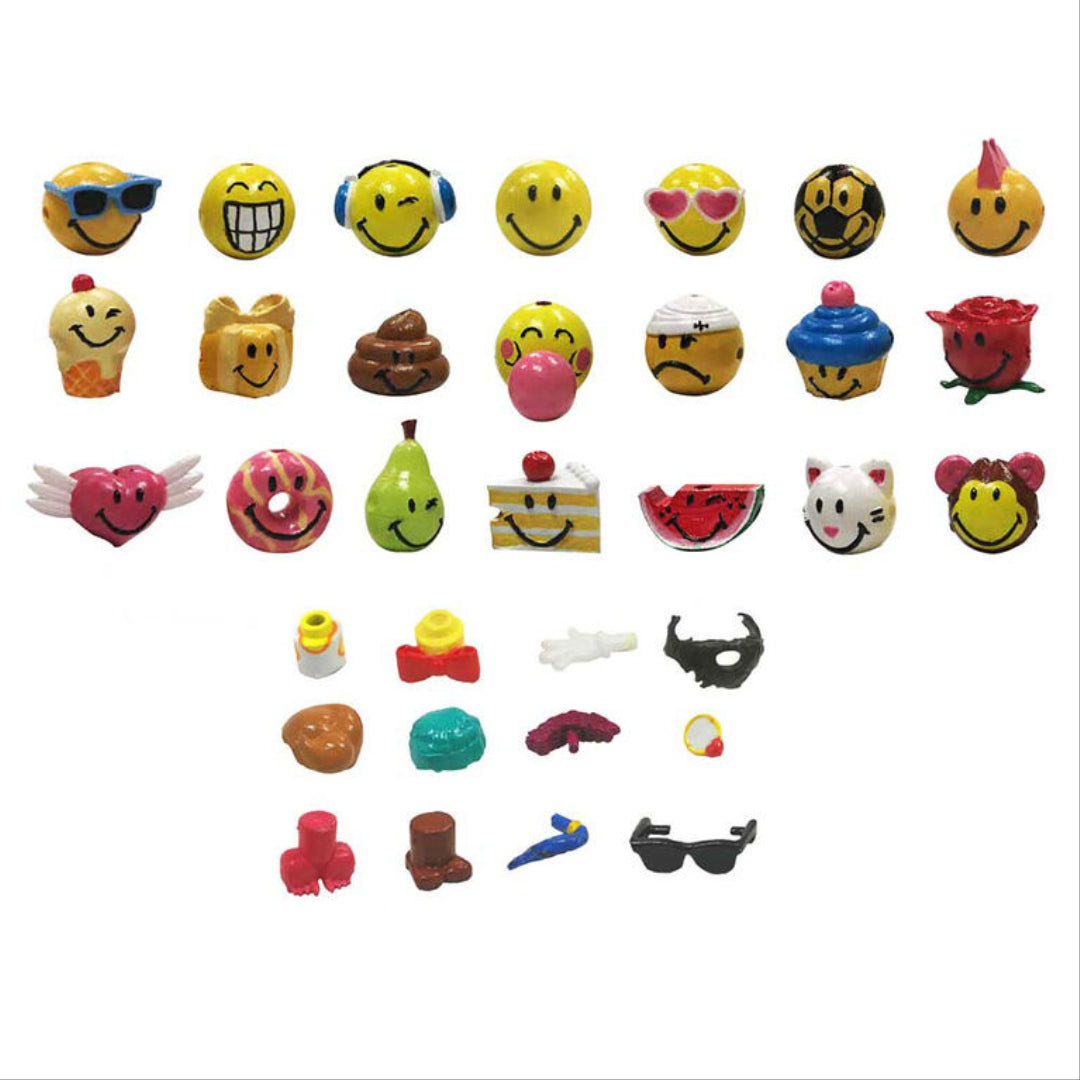 Smiley Egg Moji Collectable Emoji 1 Pack - Red - Maqio