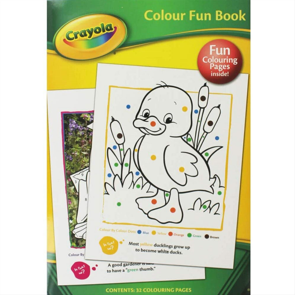 Crayola 32 page Colouring in Fun Book - Maqio
