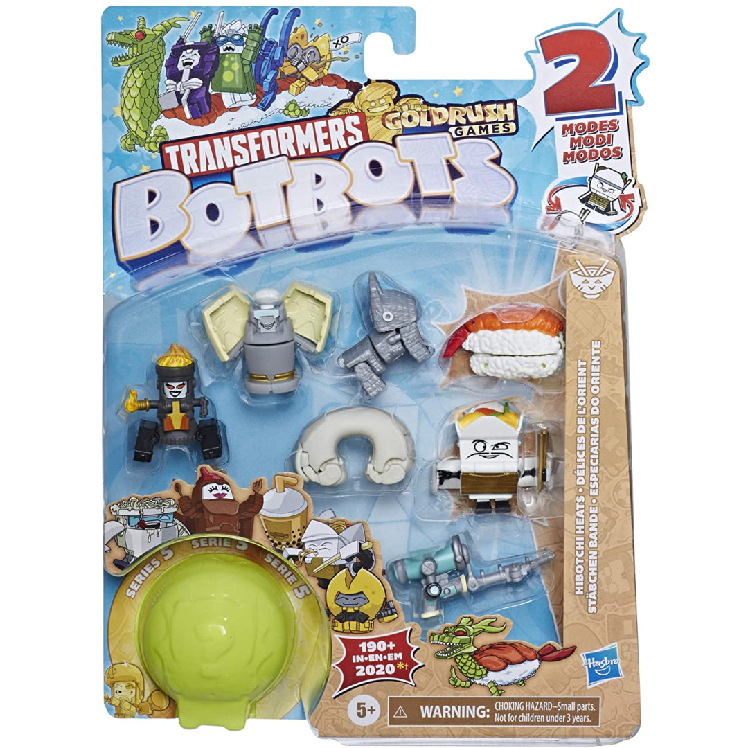 Transformers Botbots Series 5 Hibotchi Heats & Frequent Flyers 8-packs complete bundle