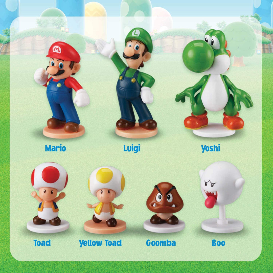Super Mario Bros Blow Up Shaky Tower Balancing Game & Action Figures - Maqio