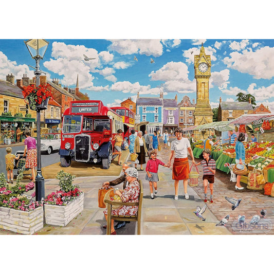 Gibsons Clocktower Market 1000 Piece Jigsaw Puzzle