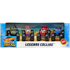 Hot Wheels 16:4 Pack of 4 Cars Vehicles