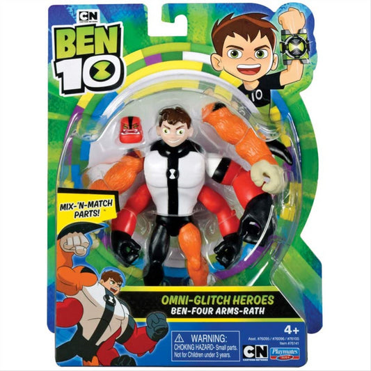 Ben 10 Action Figure - Four Arms Omni Glitch