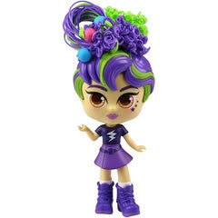 Curligirls Pop Teenage Play Doll Purple & Green Magic Hair 14cm - Charli
