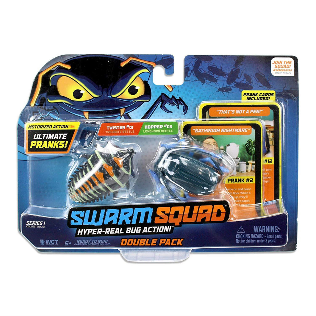 Swarm Squad Double Pack - Trilobite Beetle vs Longhorn Beetle - Maqio