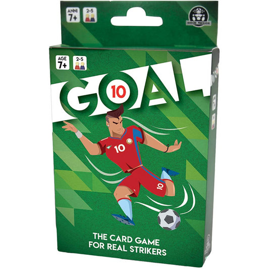 Goal 10 Card Game 2-5 Players Football