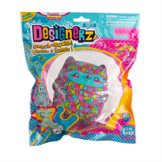 Designerz Soft'N Slo Squishies Series 1 Toy - Cat