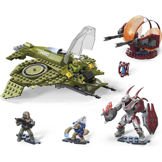 Halo Construx Infinite UNSC Wasp Onslaught Vehicle and Character Figures
