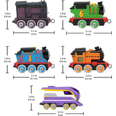 Thomas & Friends Diecast Toy Trains Adventures 5 Push-Along Engines