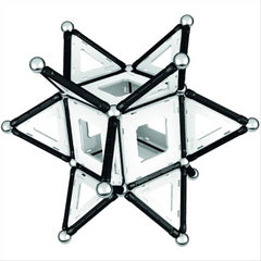 Geomag Special Edition Black & White Magnetic Construction Set - 104 Piece