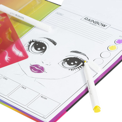 Rainbow High Makeup Artist Set with Gemstones Art Pad Stencils Sticker Sheets & More