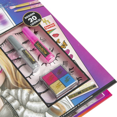 Rainbow High Makeup Artist Set with Gemstones Art Pad Stencils Sticker Sheets & More