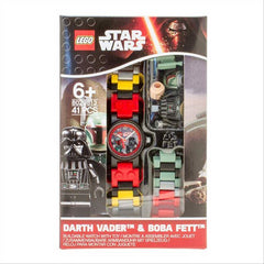 Lego Star Wars BOBA FETT & DARTH VADER Kids Analogue Quartz Watch 8020813 - Maqio