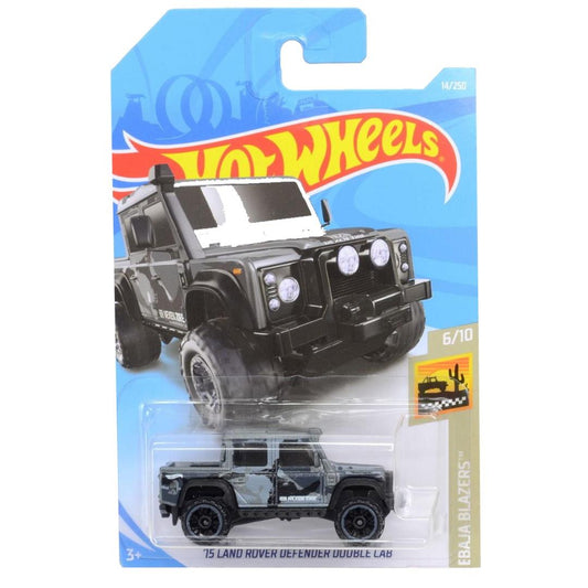 Hot Wheels Die-Cast Vehicle Land Rover Defender Grey 2015