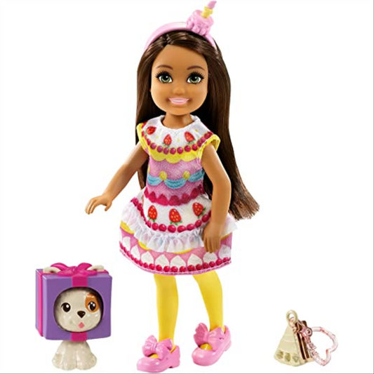 Barbie Club Chelsea Doll And Playset Cake Dress And Dog