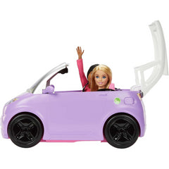 Barbie Convertible Car with Charging Station