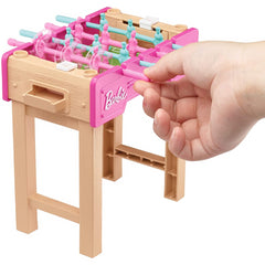 Barbie Mini Playset with Pet & Table Football Furniture - Maqio