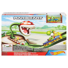 Hot Wheels Mario Kart Nemesis - Piranha Plant Slide Track Set - Maqio