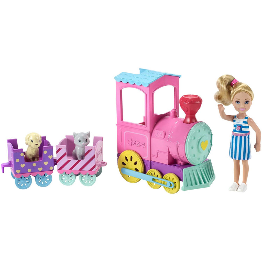 Barbie Family Chelsea Choo Train with Doll - Maqio