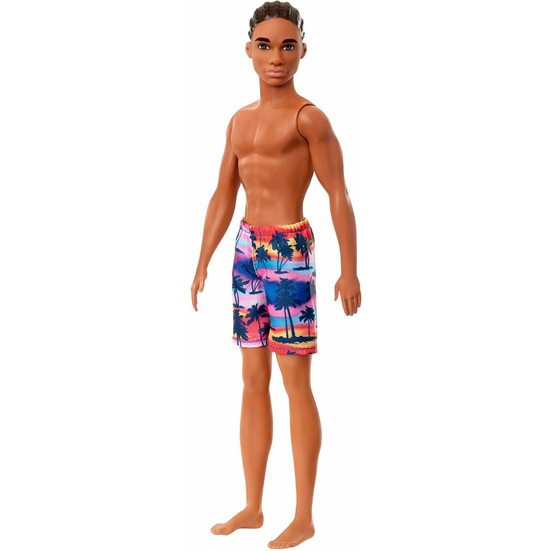 Barbie Ken Doll Beach with Tropical Shorts - Maqio