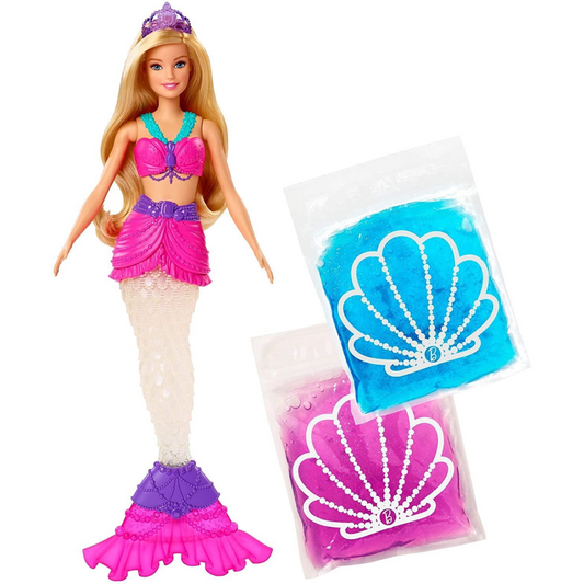 Barbie Dreamtopia Mermaid Doll with Glitter Slime GKT75 - Maqio