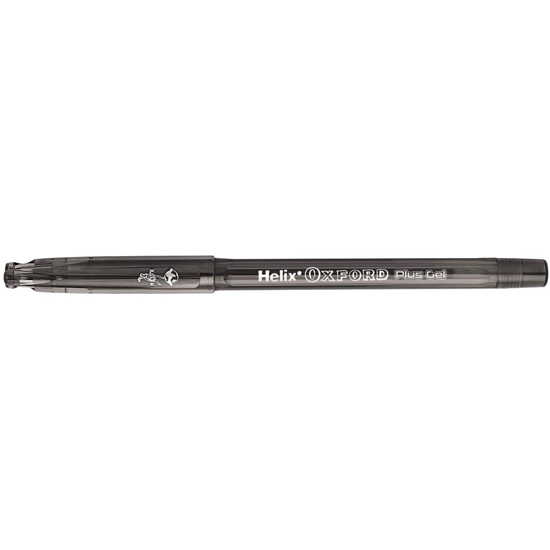 Helix Oxford Gel Pens 4 Pack Black - Maqio