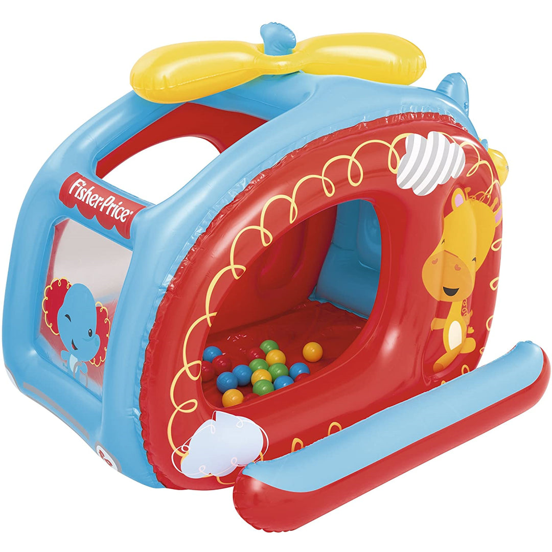 Fisher-Price Play Centre Activity Pool Helicopter Inflatable inc 25 Balls - Maqio