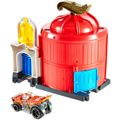 Hot Wheels City Downtown Fire Station Spinout Play Set FMY96 - Maqio