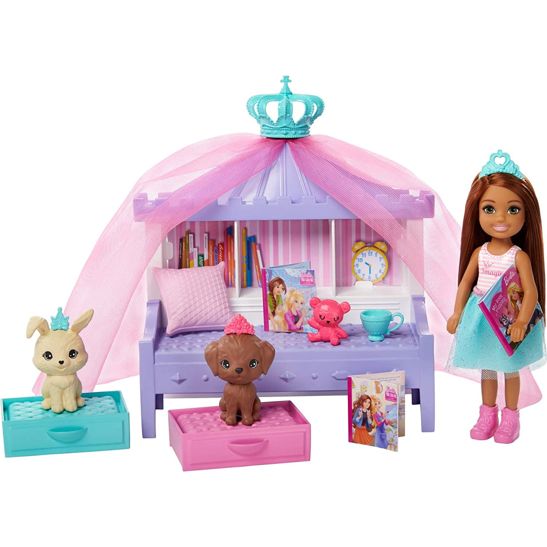 Barbie Princess Adventure Chelsea Doll And Playset - Maqio