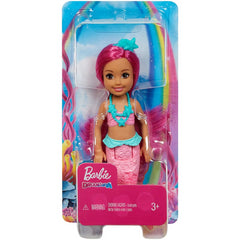 Barbie Dreamtopia Chelsea Mermaid Doll with Pink Hair and Tail GJJ86 - Maqio