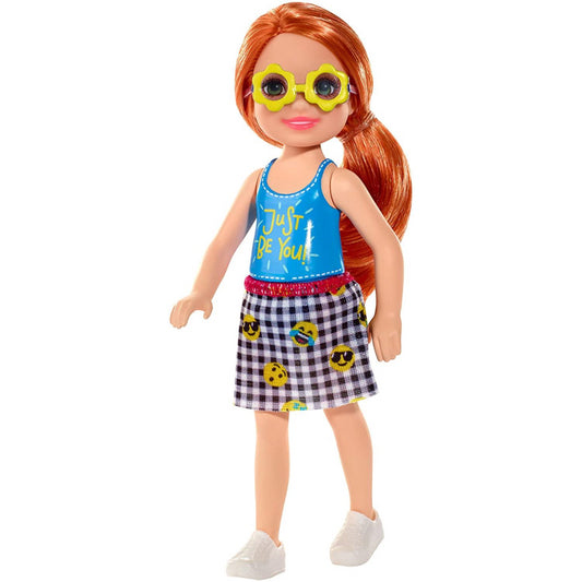 Barbie Club Chelsea Doll 6 Inch Redhead in Just Be You Top - Maqio